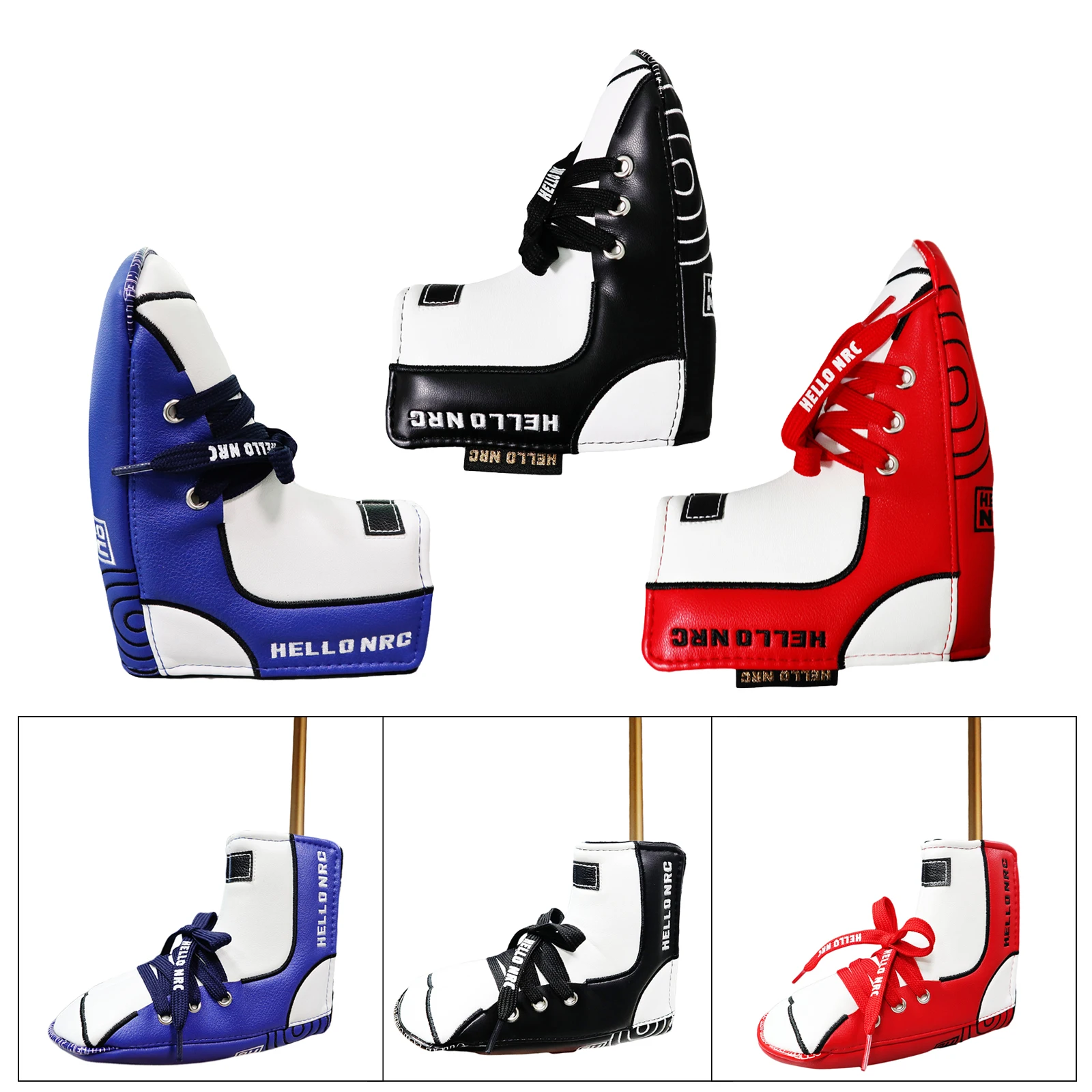 

PU Golf Putter Headcovers Protect Sleeve Guard Waterproof Fits All Brands