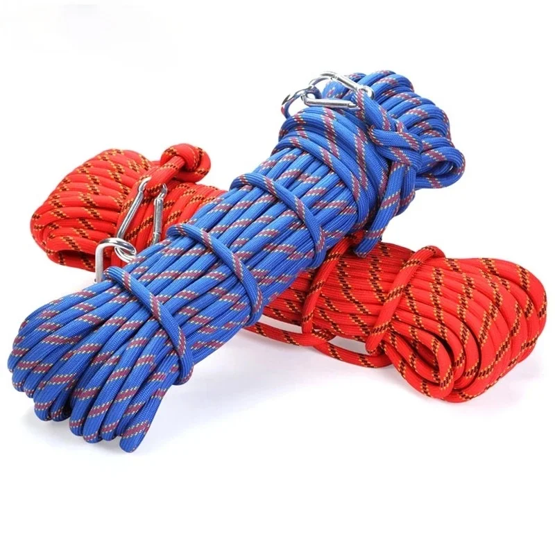 

Outdoor Rescue Rope Climbing Safety Rope Climbing Rope Safety Escape Rope Outdoor Hiking Survival Equipment - 2 Colors 1PC