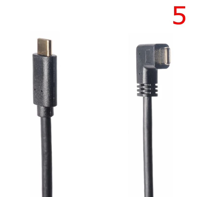 Удлинитель с углом 90 градусов влево вправо вверх вниз под USB 3 1 типа штырь