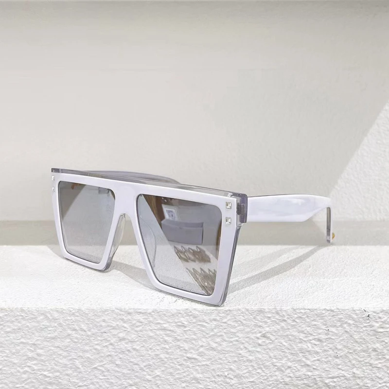 

Photochromic Lenses Square Frame Color Matching Pink Blue Black White Frame Women Sunglasses 4188 Fashion Men Glasses Anti-UV400