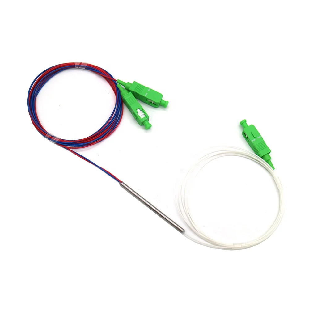 Волоконный соединитель FTTH FTTX SX core Split ter FBT 1X2 разъем 50/50 95/5 одно окно 0 9 нм мм