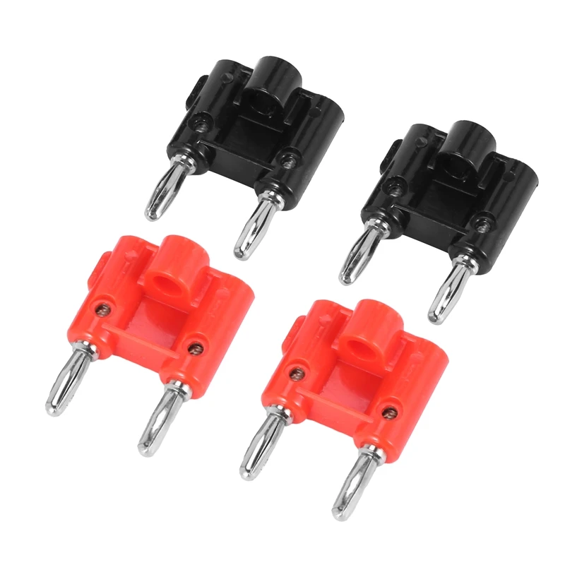 Лучшие предложения 4 шт. винт Тип двойная вилка типа банан Динамик Разъемы 436 + |
