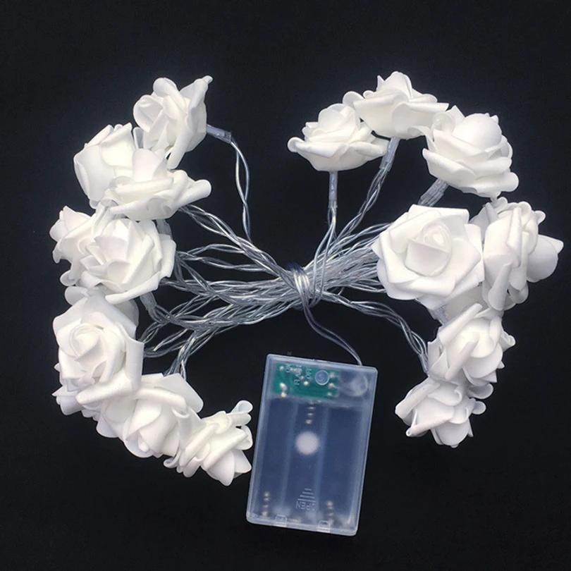 Розовая гирлянда светодиодный светильник s Рождественский Сказочный Свадебные