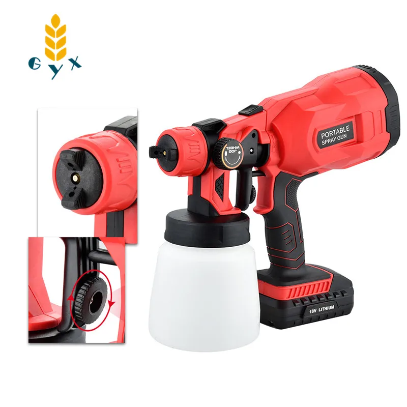 

Latex paint spraying machine/Paint spraying machine/Electric spray gun/Car painting tool/Lithium battery wireless spray gun