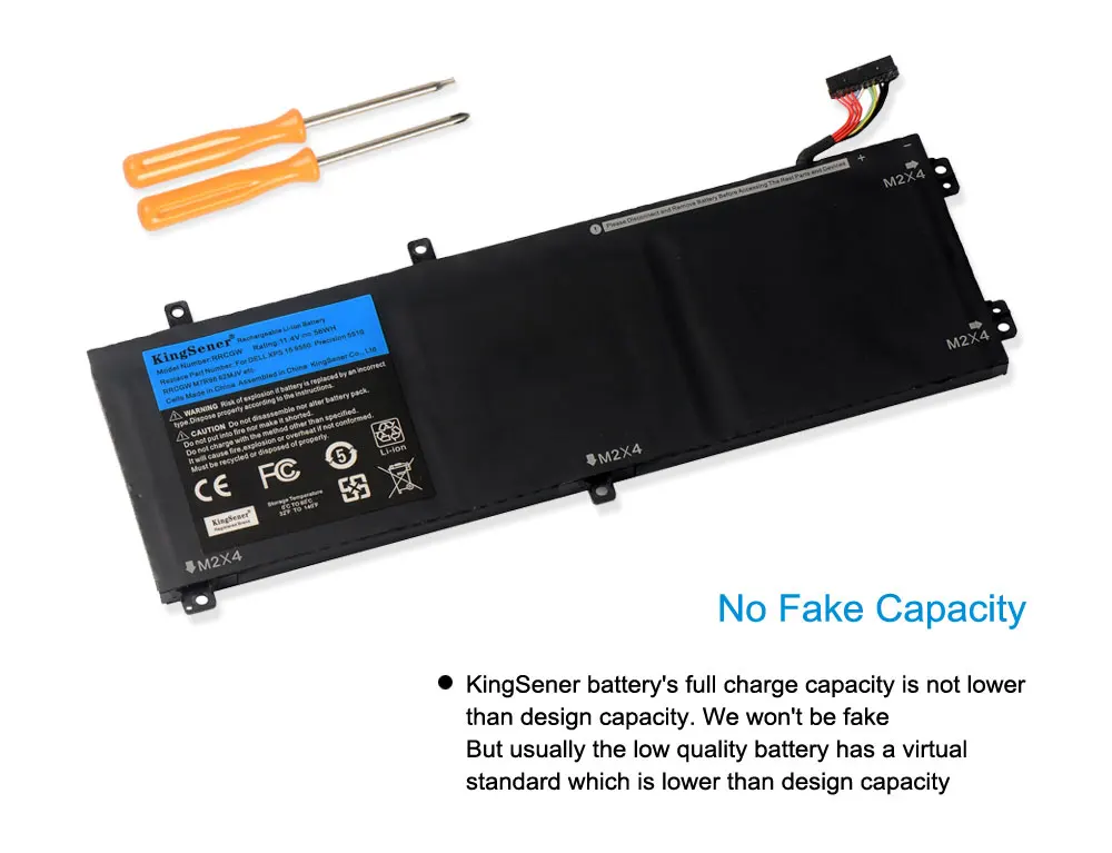 KingSener RRCGW Новый аккумулятор для ноутбука Dell XPS 15 9550 Precision 5510 Series M7R96 62MJV 11 4 V 56WH