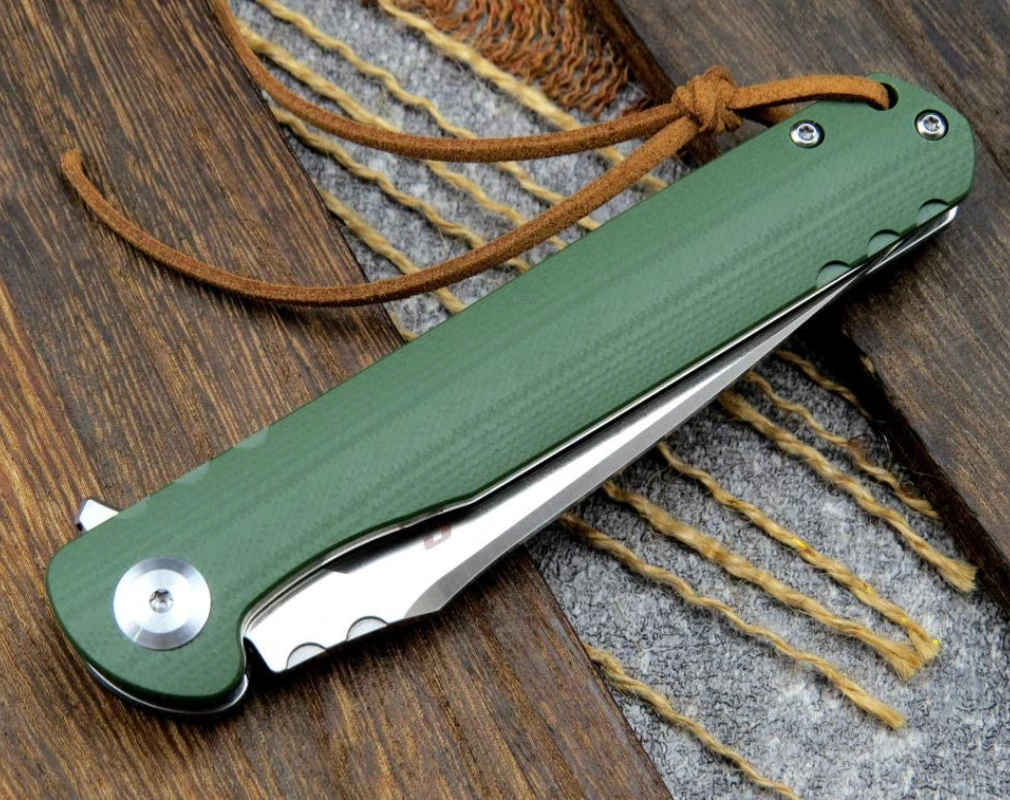 

ST-101 Pocket Folding Knife D2 Steel Blade G10 Handle Hunting Survival Knife Outdoor EDC Multif -Tool Knife Camping Knife