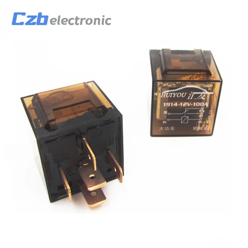 Автомобильное реле SPDT водонепроницаемое автомобильное высокой емкости 12 В 100 А 5