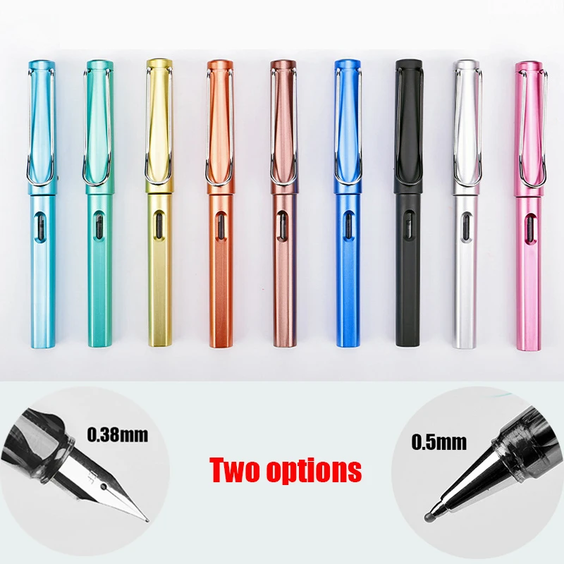 

Colorful Plastic Iraurita fountain pen 0.38mm ink Signature Pen For Office Calligraphy student stationery 1064