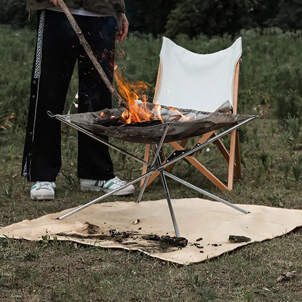 

Camping Picnic Barbecue Mat Carpet Ash Mat Fire-proof Fire-extinguishing Blanket High Temperature Resistant Heat Insulation