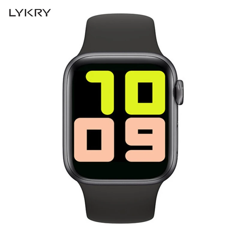 Умные часы LYKRY T500 Bluetooth звонки пульсометр музыка для телефонов IOS Android PK IWO 12