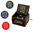 Музыкальная шкатулка с ручным приводом в античном стиле, деревянная, резная, подарок на день рождения, Рождество, украшение, Белла и Бестия Миядзаки