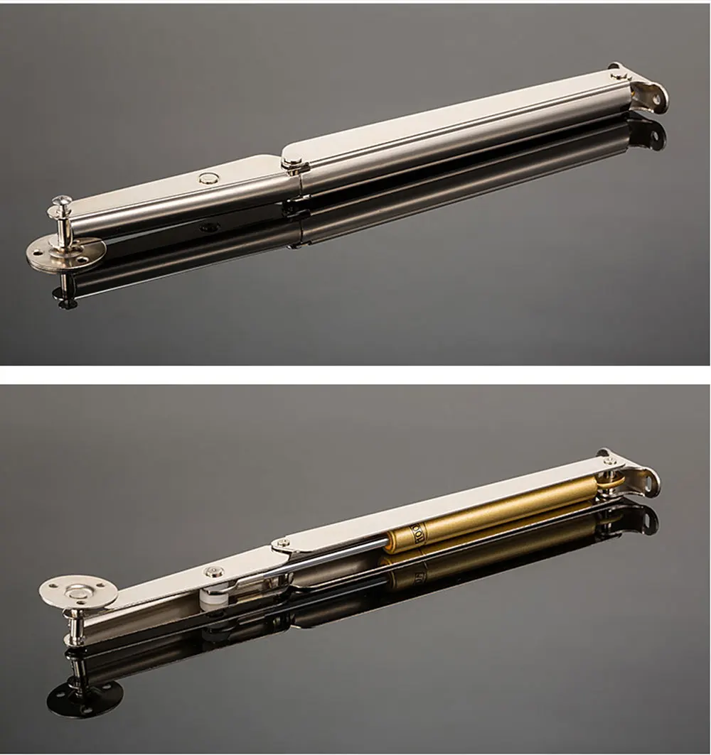 yumore 100n200n steel gas strut for tatami door lift support rod gas hydraulic spring hinge cabinet door kitchen cupboard hinge free global shipping