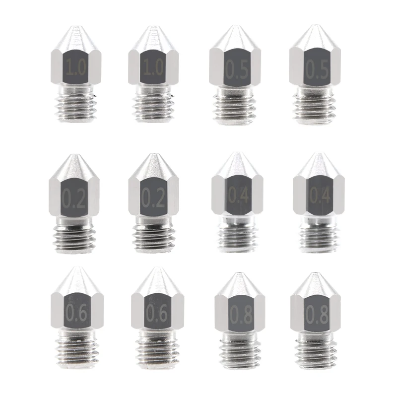 Комплект сопла для 3D принтера|Детали и аксессуары 3D-принтеров| |