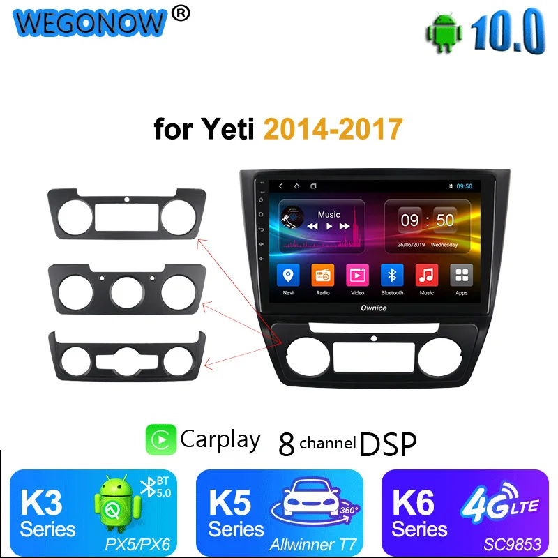 Ownice DSP carplay 10 1 &quotAndroid 8 Core dvd плеер для автомобиля 2 Гб Встроенная память 32GB