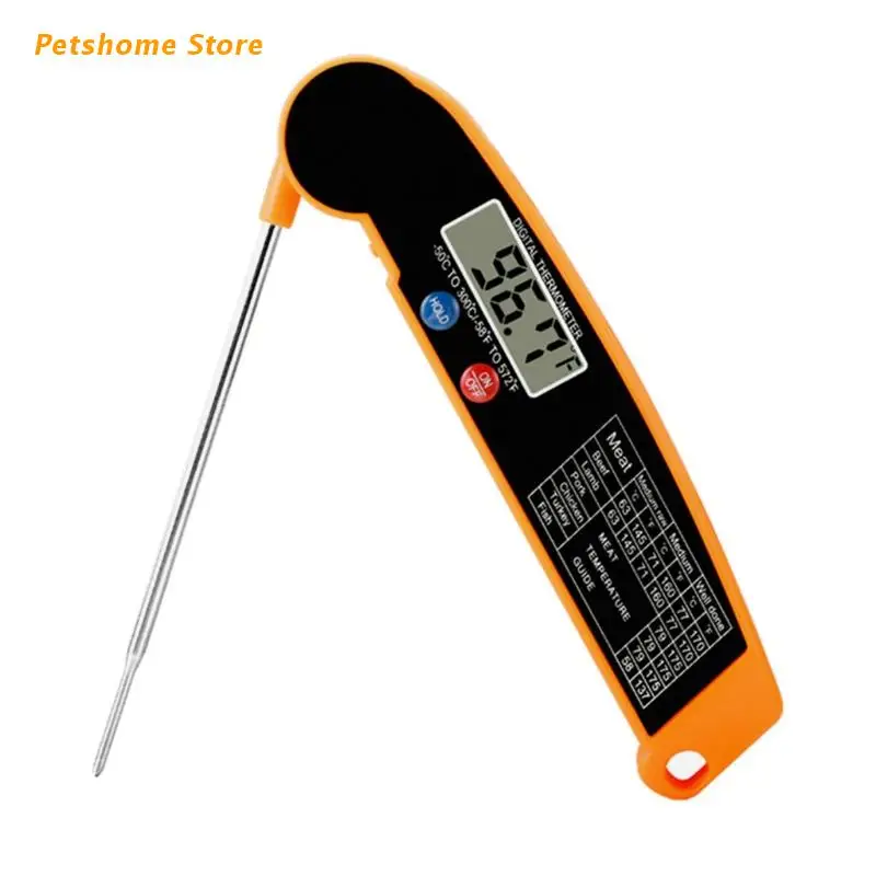 

LX9C водонепроницаемый цифровой термометр для мгновенного считывания мяса, термометр для приготовления пищи сверхбыстрого приготовления со...