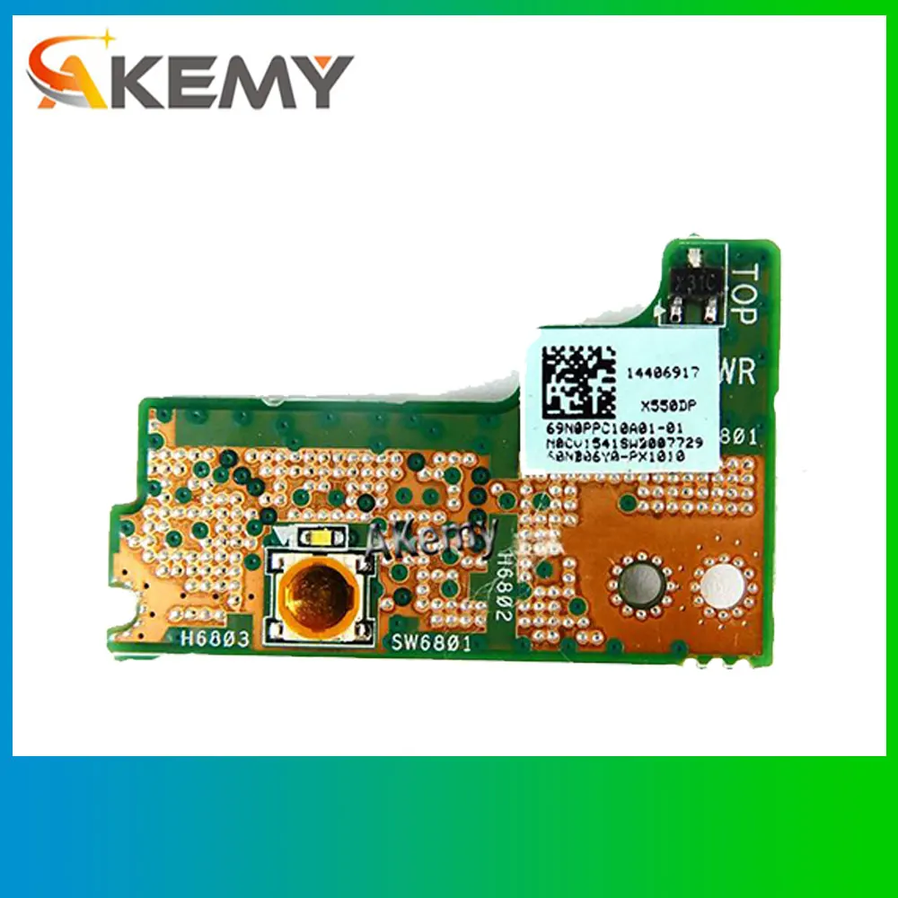 

Оригинальный Для A550D K550D K550DP X550D X550DP X750D X750DP K555Z X550Z X550ZA K550Z VM590Z X550ZE X550ZA переключатель питания