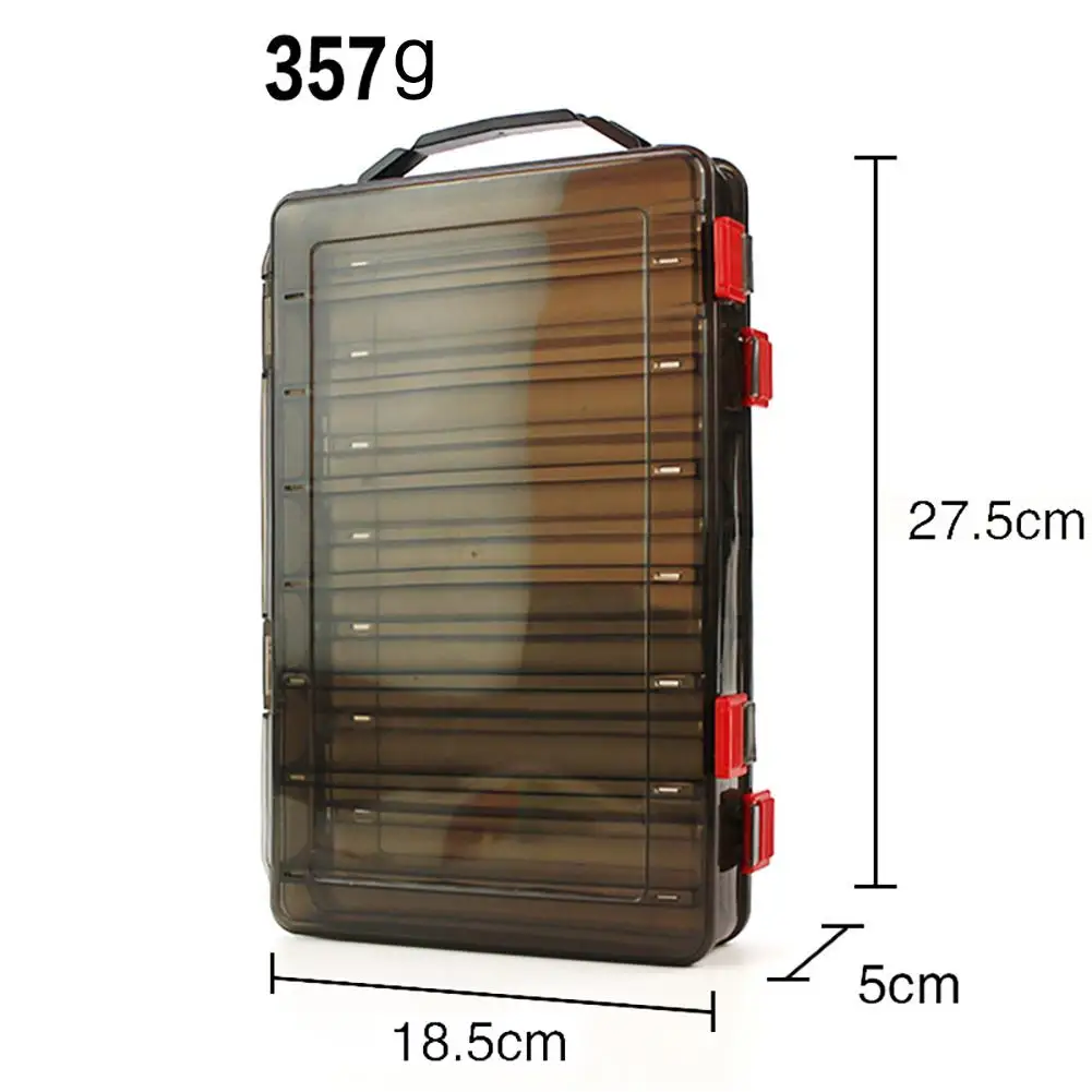 Коробка для рыболовных снастей двусторонняя приманка креветка с крючком