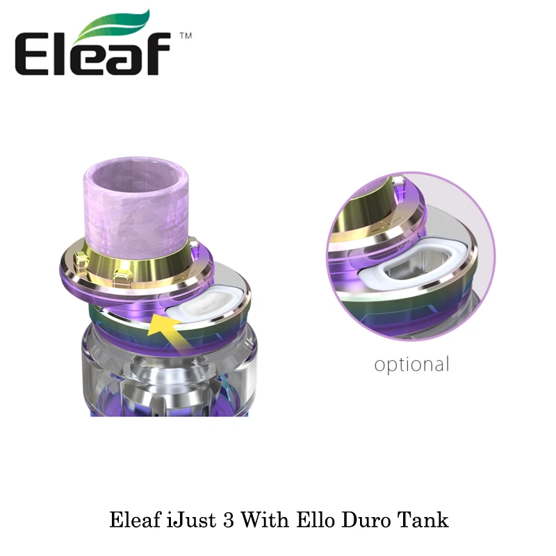 Электронная сигарета Eleaf iJust 3 80 Вт встроенная батарея 3000 мА/ч атомайзер ELLO Duro