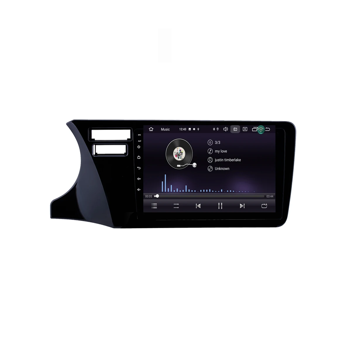 10," android 9,0 RAM2G Автомобильный gps dvd-плеер для honda city LHD автомобильный радиоприемник Мультимедиа Навигация стерео головное устройство dsp