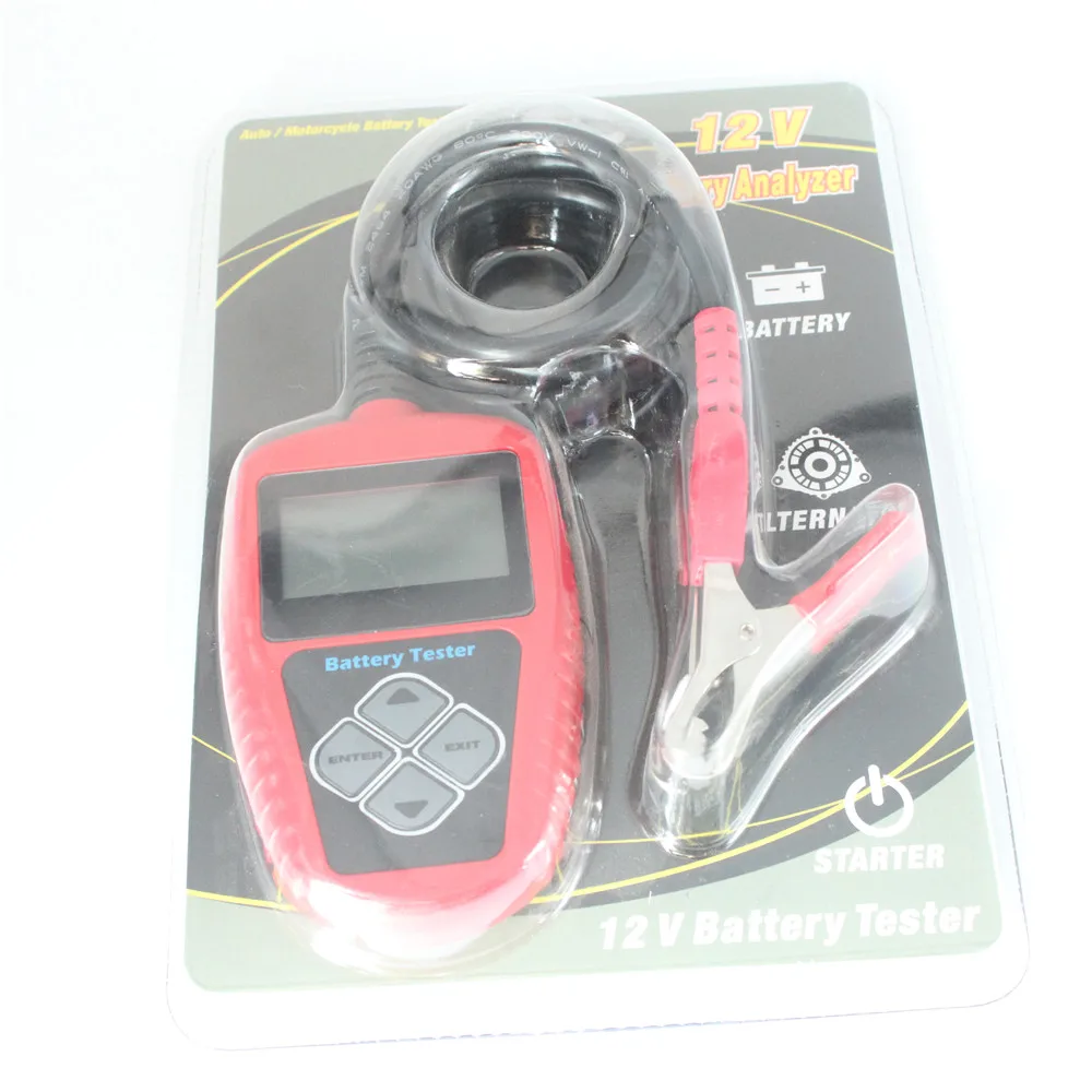 Цифровой анализатор BA101, тестер для автомобильных аккумуляторов, 12 В, 100-2000cca, PK KW600 Цифровой анализатор BA101, тестер для автомобильных аккумуляторов, 12 В, 100-2000cca, PK KW600