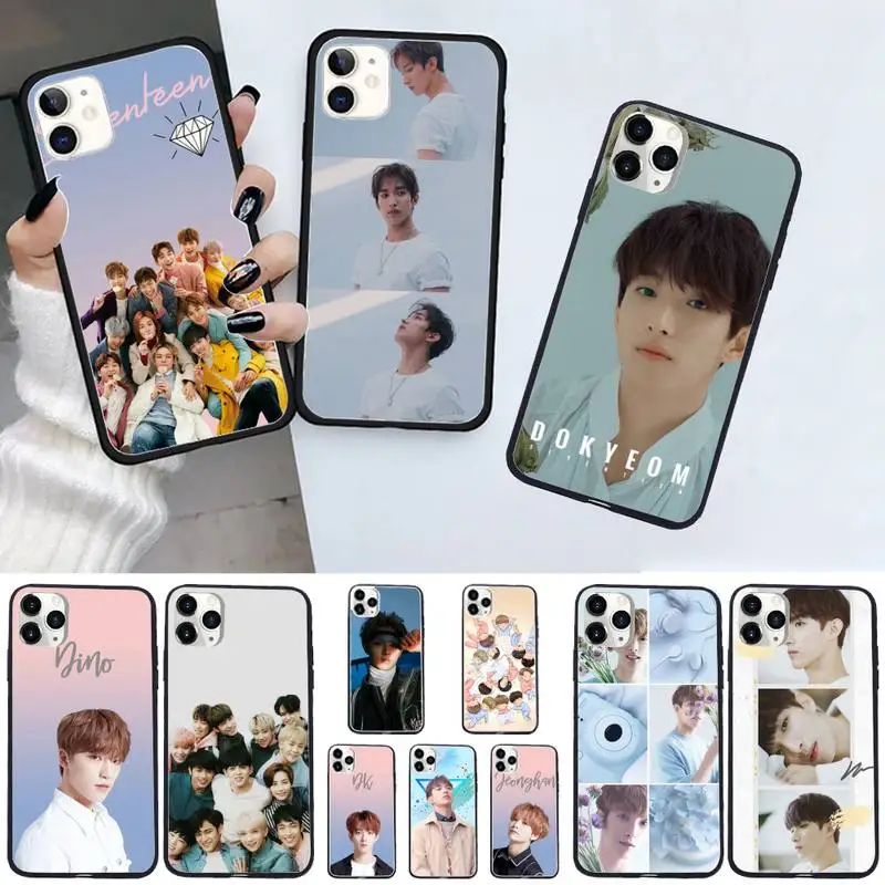 

Seventeen JUN DK KPOP Phone Case For iphone 12 11 13 7 8 6 s plus x xs xr pro max mini shell