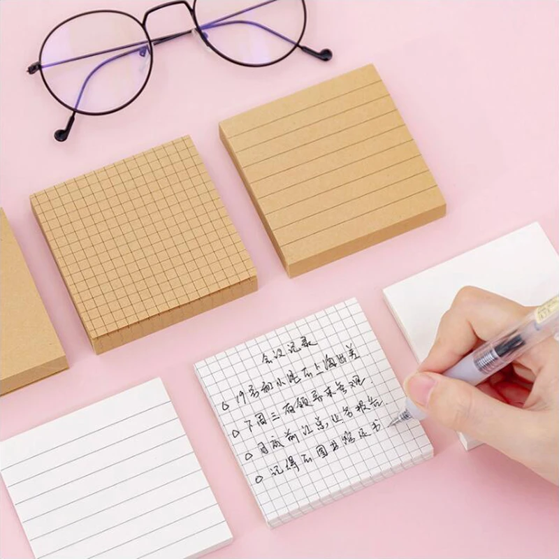 Пустые горизонтальные сетки блокноты простой скрапбук стикер школьные