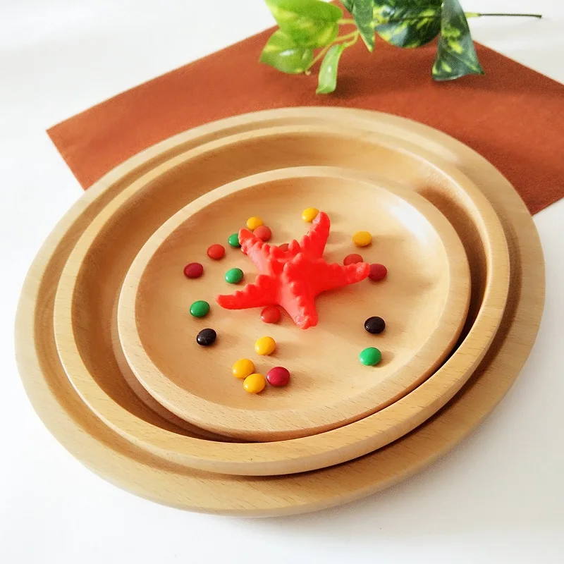 3 шт./компл. деревянные прямоугольные поддоны чистого цвета с милым принтом