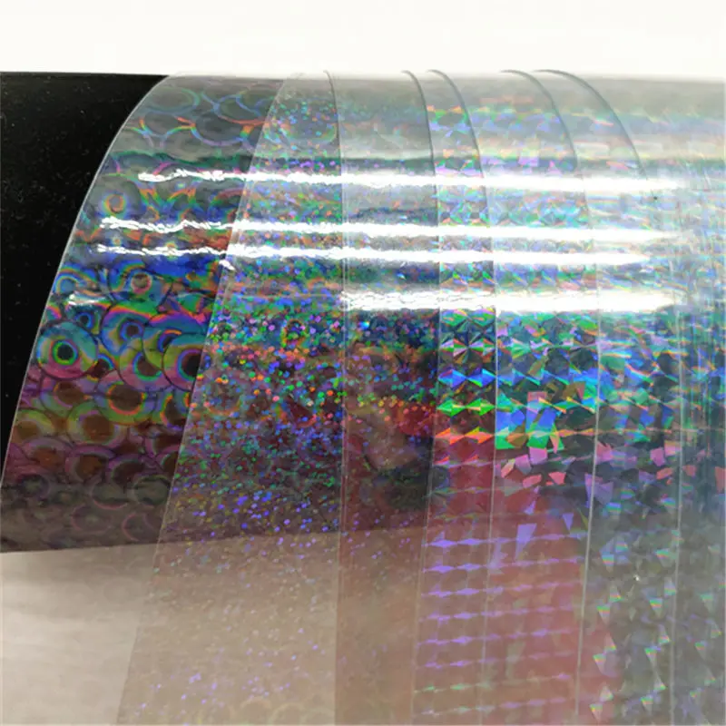 19*30 см 0 4 мм Толстая Прозрачная голограмма Синтетическая кожа ткань для сумки