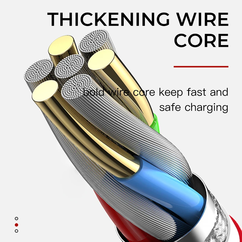 USB кабель iONCT 3A для быстрой зарядки и передачи данных iPhone X XR XS Max 8 7 6 Plus зарядный