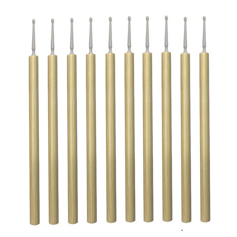 1000 Pcs ECO Friendly Bamboo Micro Brush Applicator for Woman Makeup Indivdual Make Up Brush Biodegradable Mini Baby Brush