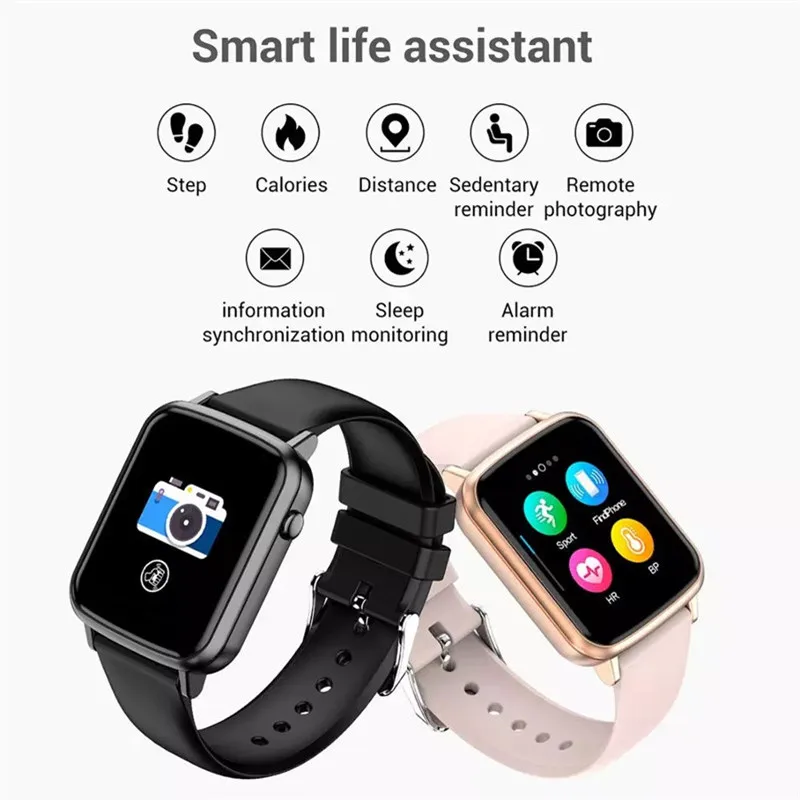 

Smart Watch R25 Full Touch Waterproof Men Smartwatch Blood Pressure Heart Rate Monitor Clock Women Bracelet Band For Android iOS