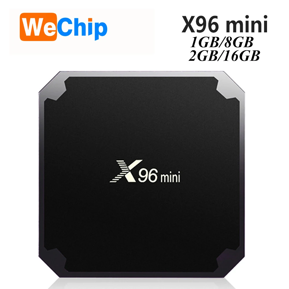 

WECHIP X96 mini Android TV BOX X96mini Android 7.1 Smart TV Box 2GB 16GB Amlogic S905W Quad Core 2.4GHz WiFi Android 9.0 1GB8GB