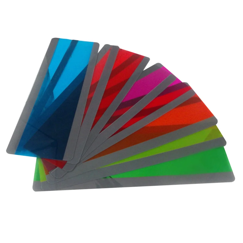 

12Pcs Creative Transparent PVC Bookmarks Simple and Morden Bookmarks Bookmarks Size Small(Transparent)