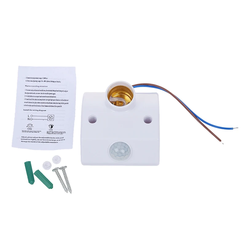 Base Socket IR Lamp Bulb Movement Detector | Обустройство дома