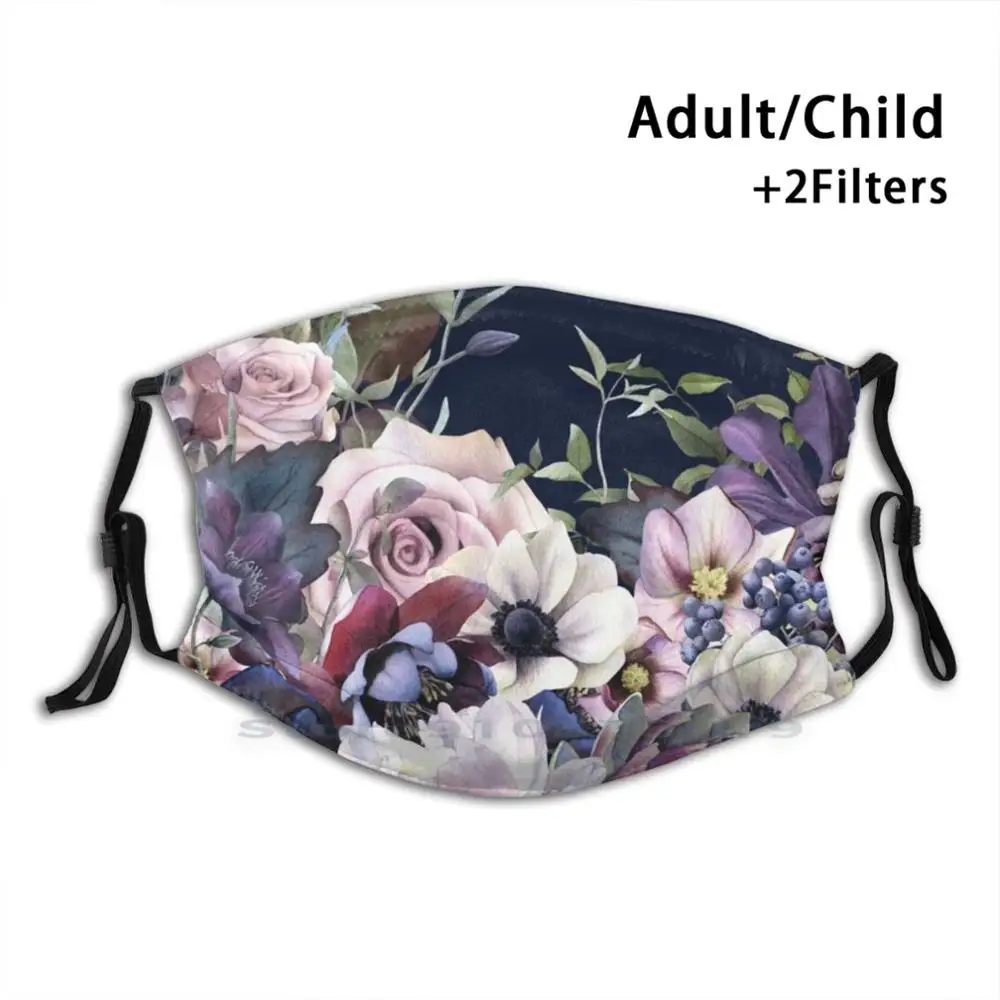 

Маска для лица в голландском стиле, многоразовая, с фильтрами