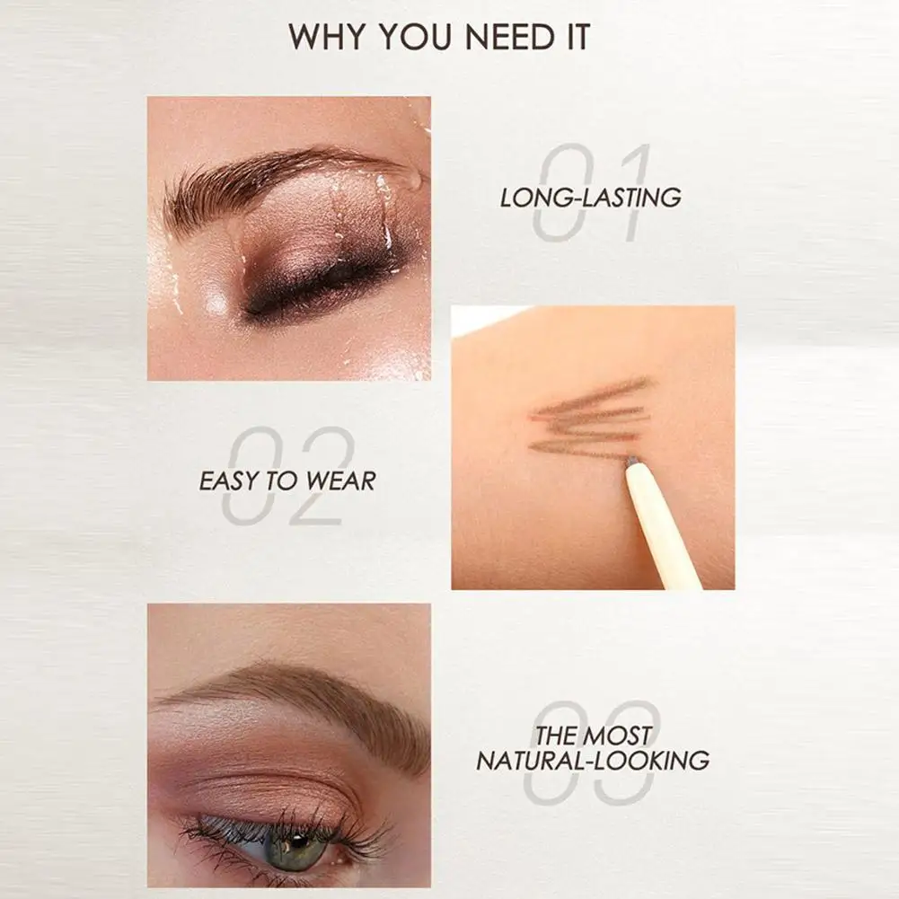 

2021 Eyes Cosmetics Eyebrow Pencil Waterproof Enhancers Shade For Eyebrows Brushes Professional Female With Makeup Tint Dro K6J8