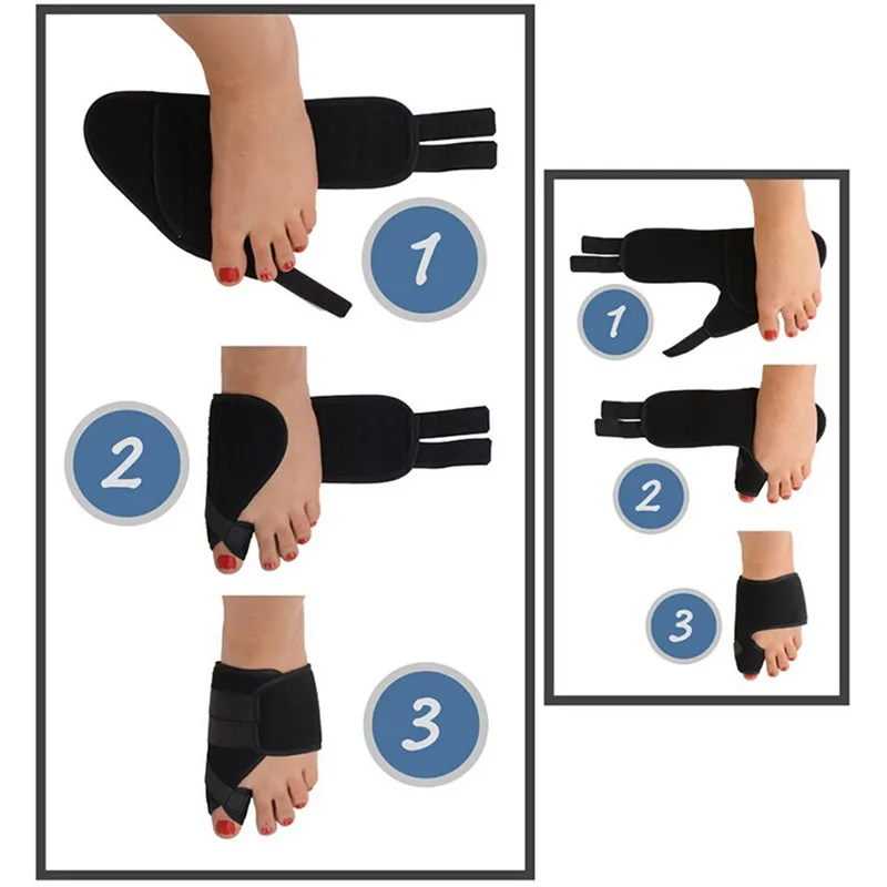 1 пара мягких корректор шишки на большом пальце разделитель пальцев