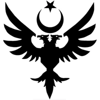 personality double headed eagle moon star turkey flag car stickers motorcycle decals waterproof sunscreen pvc 15cm x 15cm