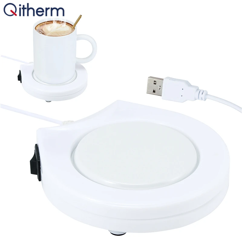 

Электрический подогреватель для чашки, USB-грелка для кофе, молока, чая, простая Портативная подставка под напитки для дома и офиса