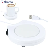 usb electric cup heater for coffee milk tea heating mug warmer pad simple portable drink heating coaster for home office