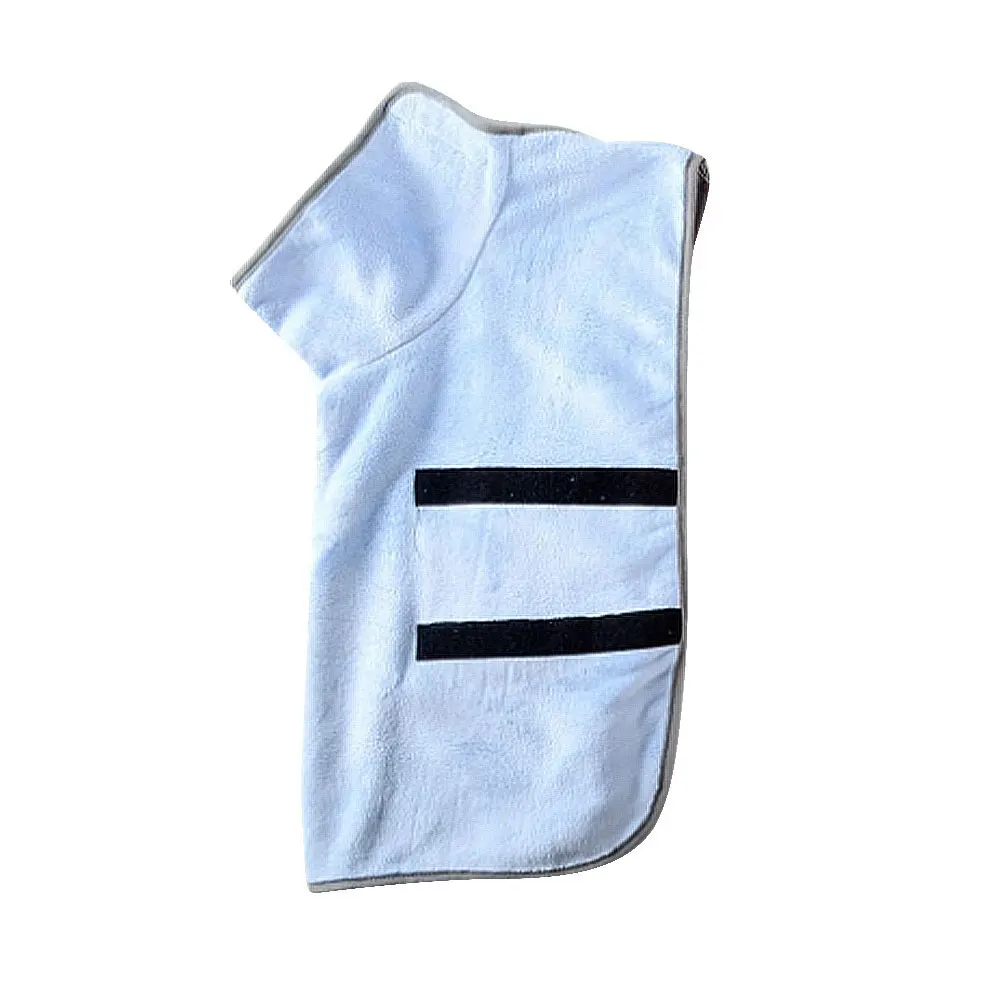 New Quick Dry Pet Towel Bathrobe Super Absorbent Dog Cat Bath Warm Clothes Drying Grooming Supplies |