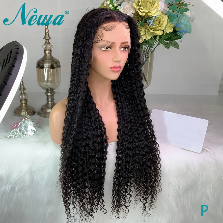 Newa волосы длинные кружевные передние человеческие парики 26-32 дюйма 13x6