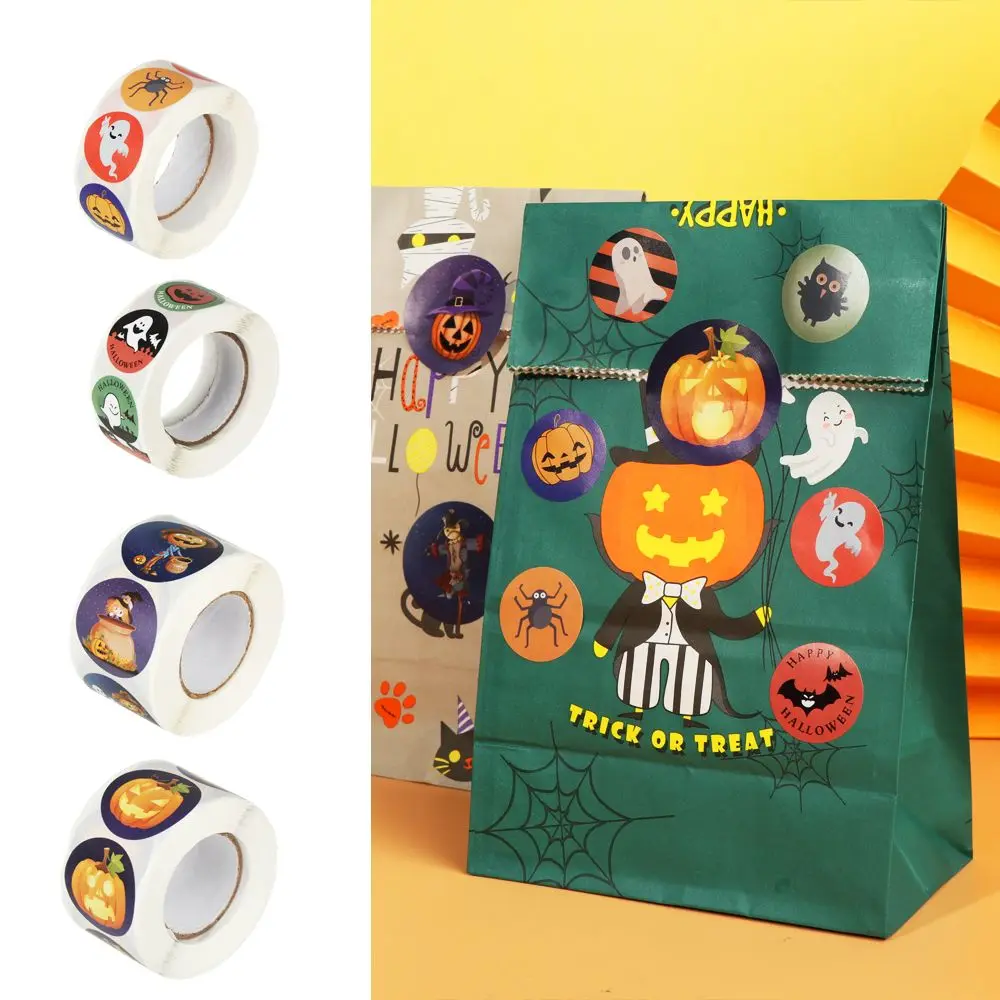 500 шт./рулон этикетки для украшения Хэллоуин | Дом и сад