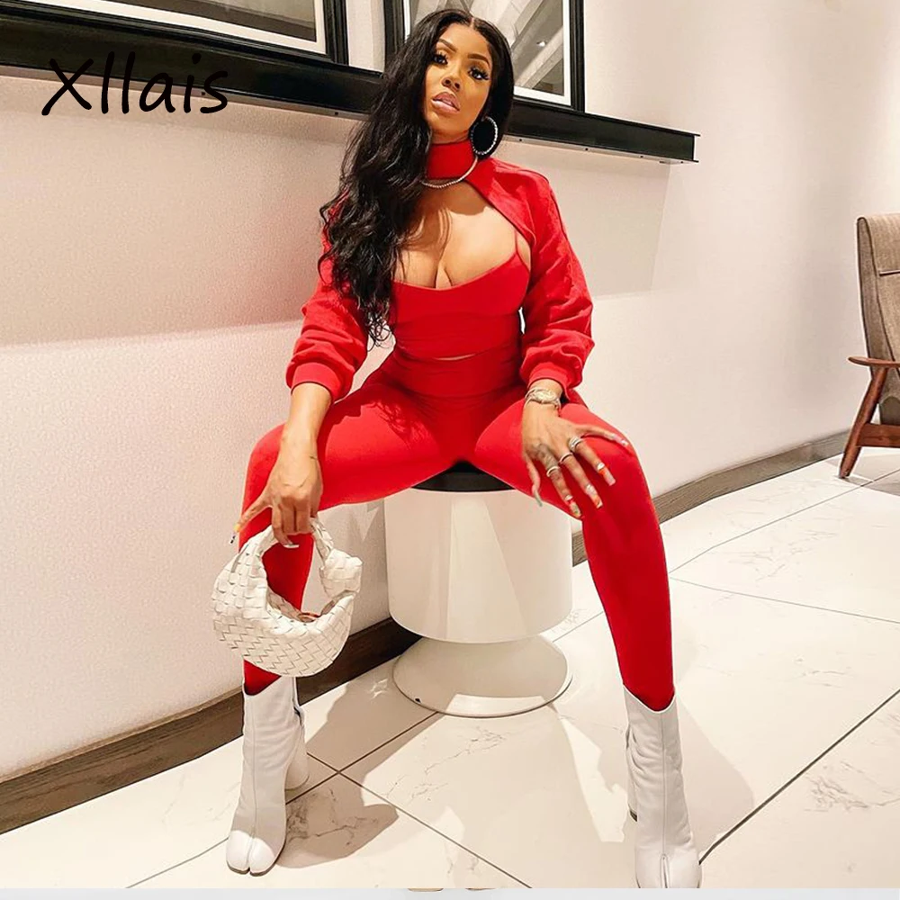 

Костюм спортивный женский зимний из 3 предметов с длинным рукавом, без спинки