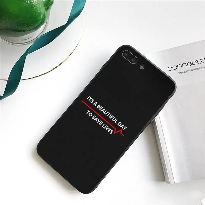 

TOPLBPCS greys anatomy Phone Case For iPhone 5 5s SE 11 8 7 6 6S Plus 7 plus 8 plus X XS MAX 5 5S XR 11 Pro max SE 2020 Cover