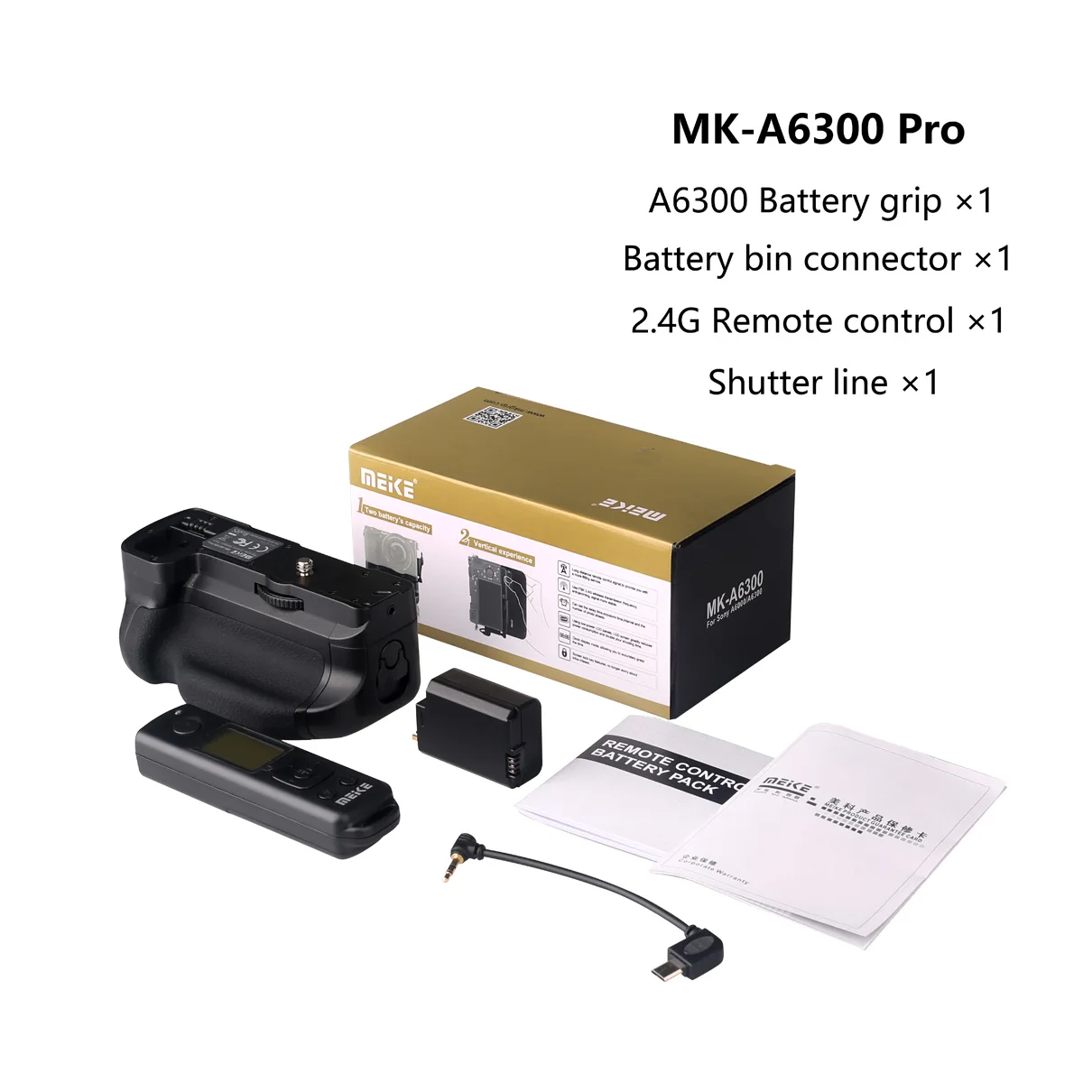 MK A6300 pro Батарейная ручка держатель для Sony C|Батарейные ручки| |