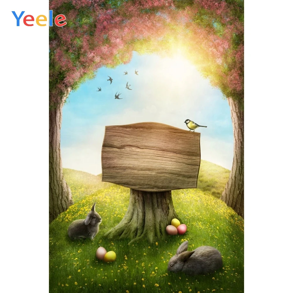 Виниловый фон для студийной фотосъемки новорожденных с изображением весеннего