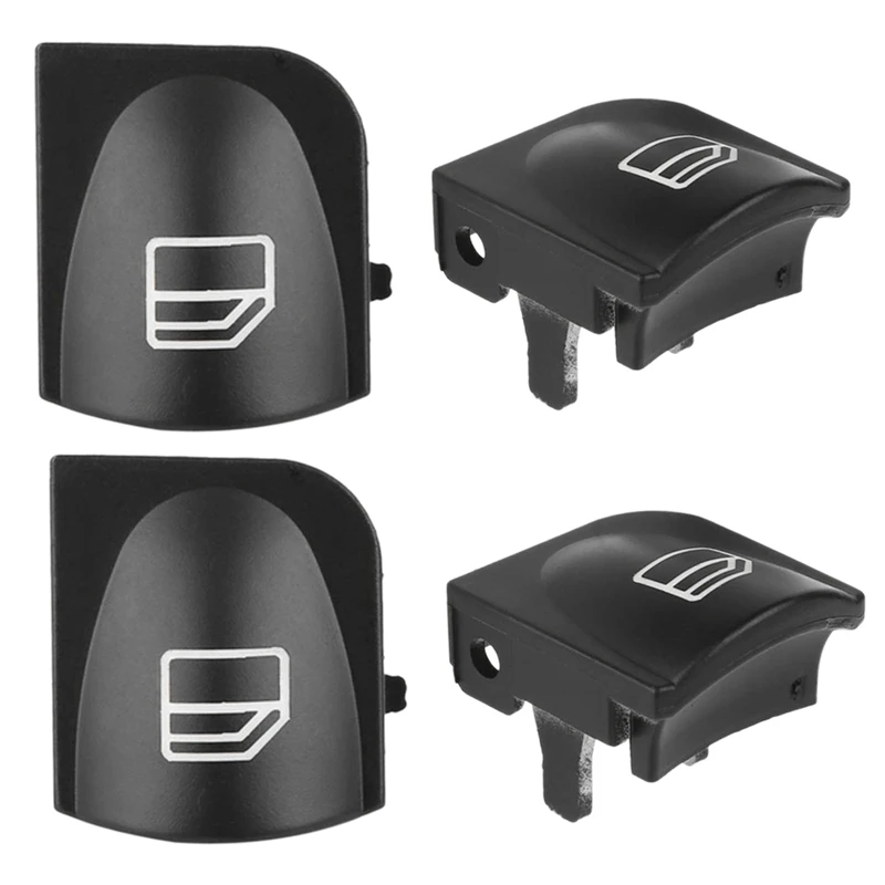 

4 шт. крышки кнопки переключателя окна для Mercedes Benz W203 W208 C Clk Class