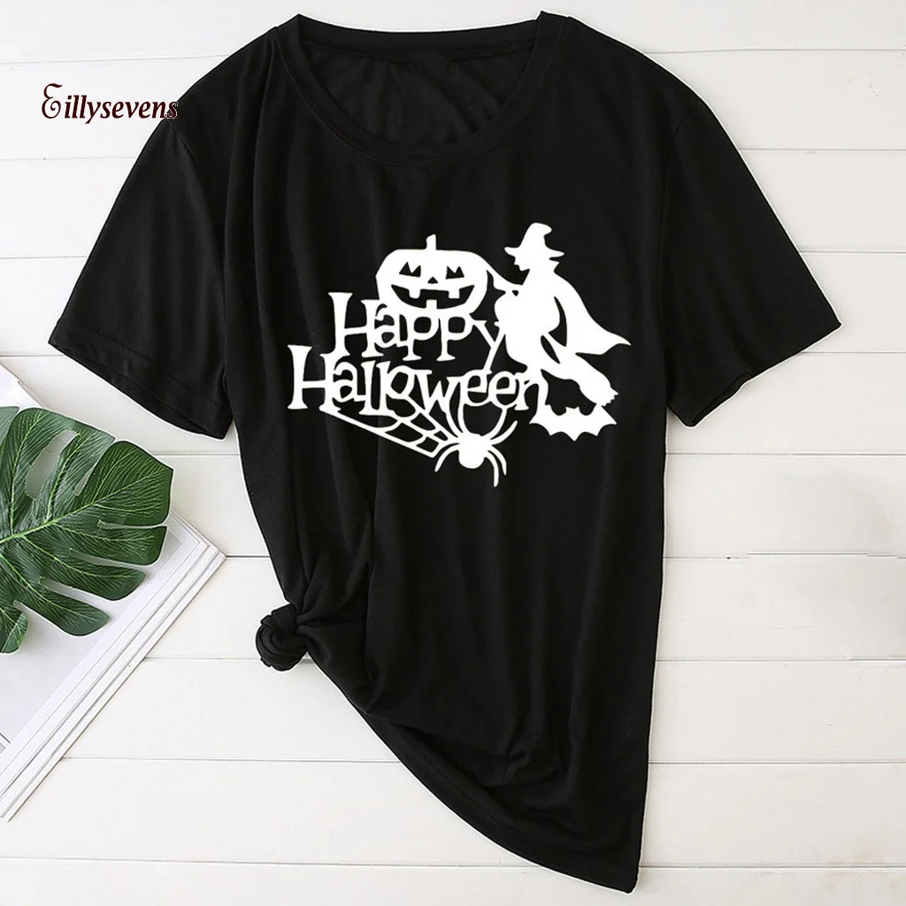 Женская футболка с круглым вырезом Goth однотонная модная большого размера