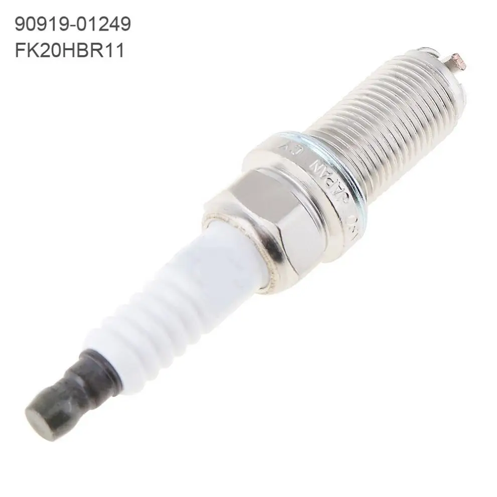 4 шт. Авто зажигания автомобиля иридий тройной головки свечи FK20HBR11 90919 01249 подходит